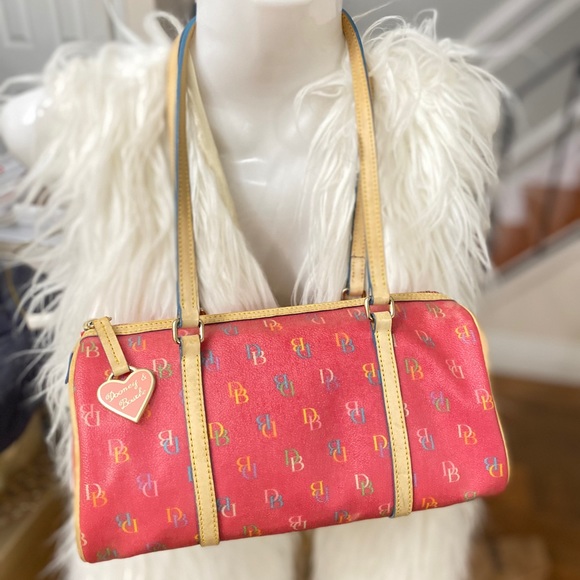 Dooney & Bourke Signature DB Logo Medium Tote - Picture 7 of 9